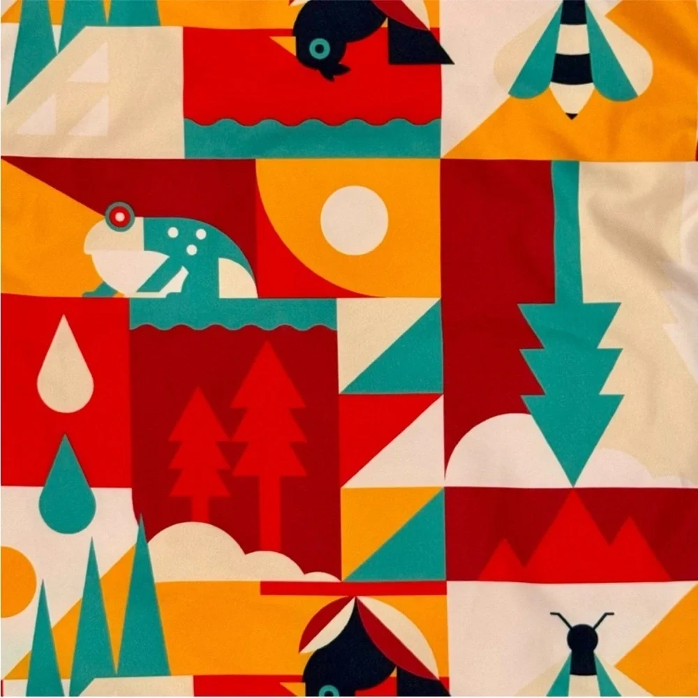New Columbia Whitetail Trail Jacket Boys 2T Girls Reversible Geometric Insects